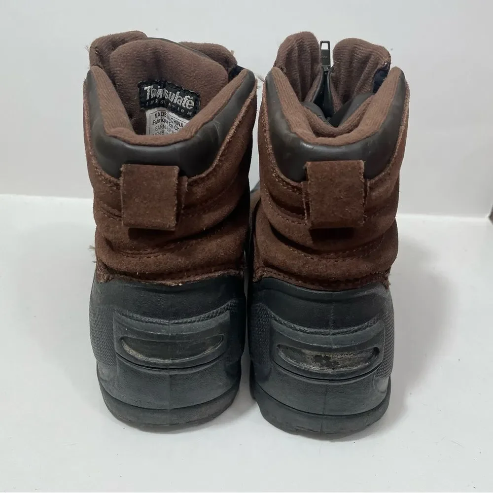 Sorel Brown Cold Mountain Zip Insulated Winter Boots